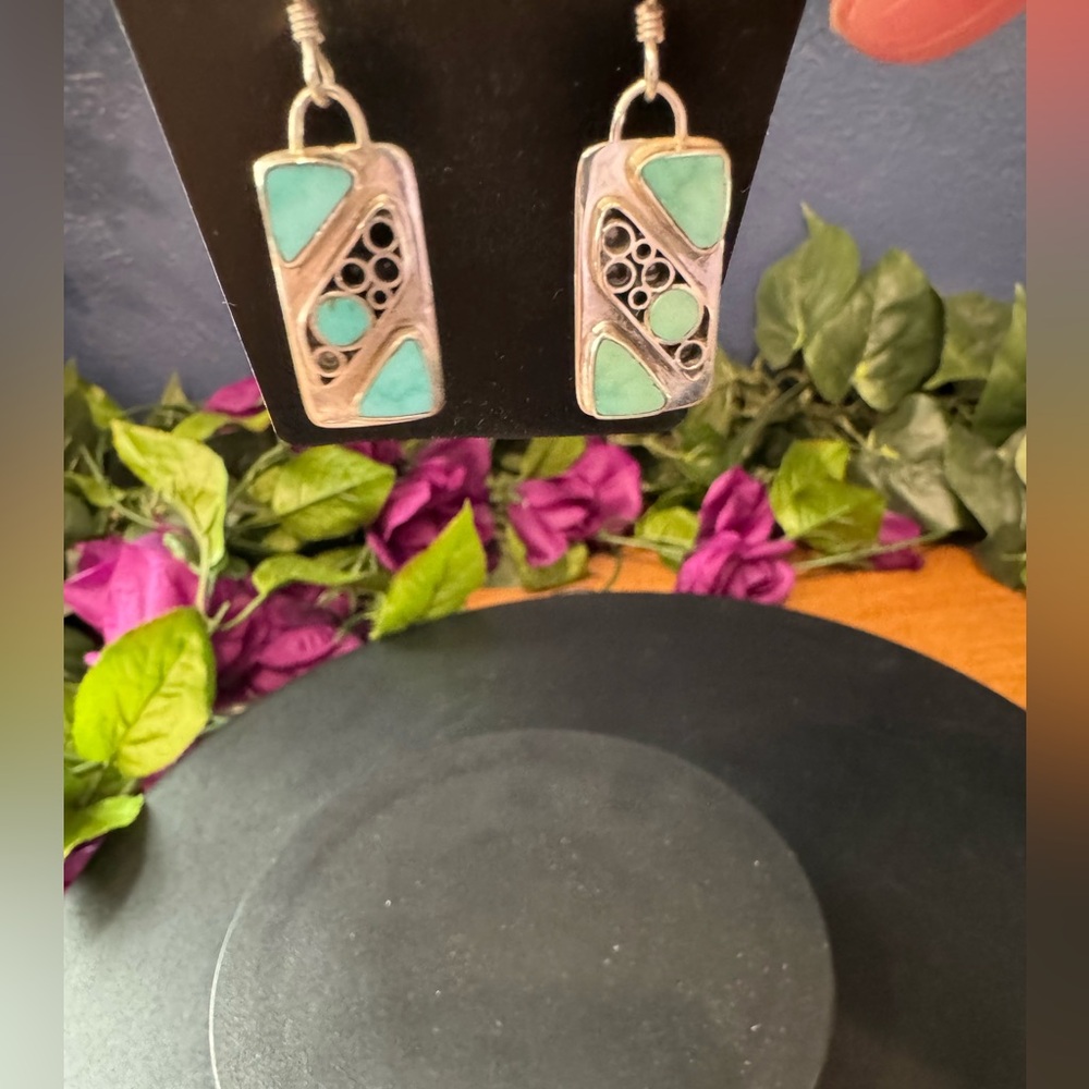 NWT Silver & Turquoise Earrings Tami Wade